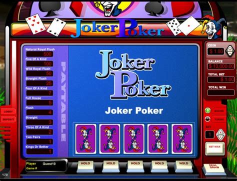 Игра Joker Poker (Single Hand)  играть бесплатно онлайн